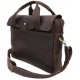 Кожаная коричневая мужская городская сумка Tarwa RС-1812-4lx