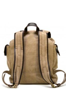 Большой мужской тканево - кожаный рюкзак Tarwa RSc-6680-4lx