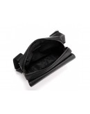 Фотография Мужская кожаная черная сумка на плечо Tavinchi S-002A