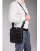 Фотография Черная сумка на плечо мужская Tavinchi S-004A