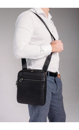 Черная сумка на плечо мужская Tavinchi S-004A