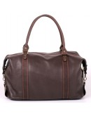 Фотография Кожаная коричневая вместительная сумка для командировок s1brown