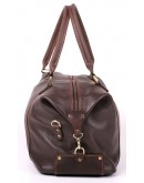 Фотография Кожаная коричневая вместительная сумка для командировок s1brown