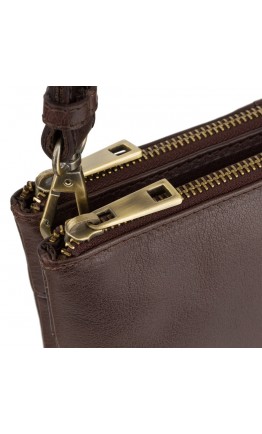 Кожаная небольшая мужская сумка Visconti S9 Eden (Brown)