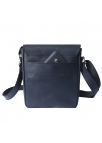 Черная кожаная мужская сумка на плечо 779932-SGE