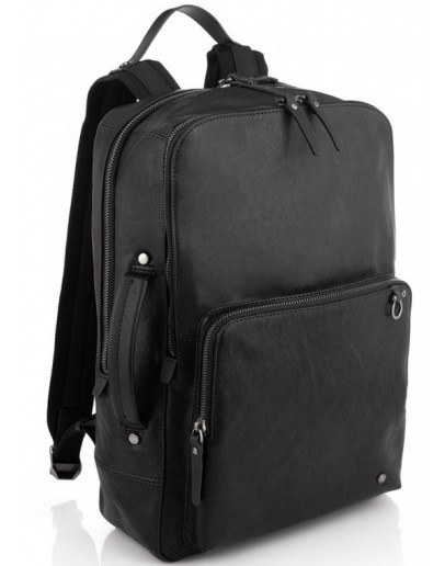 Фотография Мужской рюкзак для ноутбука кожаный Tiding Bag SM13-005A