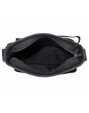 Фотография Черная кожаная сумка на плечо Tiding SM8-008A