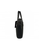 Фотография Черная кожаная мужская сумка Tiding Bag SM8-21007-1A