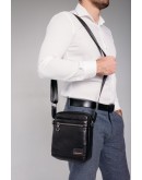 Фотография Черная мужская плечевая сумка Tiding Bag SM8-235A