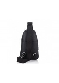 Слинг кожаный мужской черный Tiding Bag SM8-827A