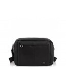 Фотография Черная сумка на плечо кожаная Tiding Bag SM8-8890-1A
