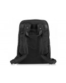 Фотография Черный кожаный рюкзак Tiding Bag SM8-9525-3A