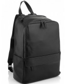 Фотография Черный кожаный рюкзак Tiding Bag SM8-9525-3A