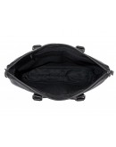 Фотография Черная кожаная сумка для ноутбука Tiding Bag SM8-9606-3A