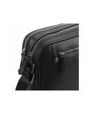 Фотография Мужская черная кожаная гоизонтальная сумка Tiding SM8-018A