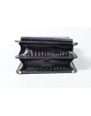 Фотография Мужская кожаная сумка черная формата А4 Manufatto spb2-crocoblack