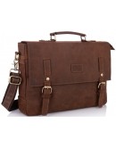 Фотография Сумка-портфель коричневого цвета Tiding Bag t0020