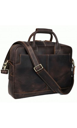 Шикарная сумка - портфель из высококачественной телячьей кожи 71019