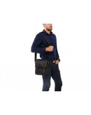 Фотография Кожаная мужская сумка на плечо на каждый день t1172A