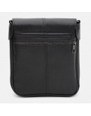 Фотография Черная кожаная мужская сумка на плечо Ricco Grande T1t0033bl-black