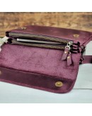 Фотография Бордовая женская кожаная сумка на плечо 771129-SGE
