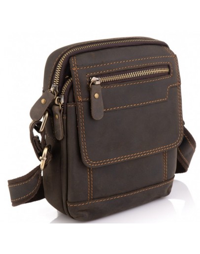 Фотография Мужская коричневая небольшая сумка на каждый день Tiding Bag t2101