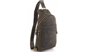 Винтажный кожаный мужской слинг Tiding Bag t2104