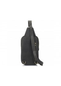 Мужской слинг кожаный винтажный Tiding Bag t2105