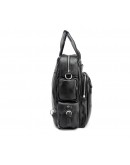 Фотография Универсальная черная мужская сумка рюкзак t3069