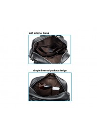 Универсальная черная мужская сумка рюкзак t3069