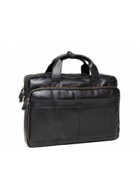 Черная кожаная мужская деловая сумка Tiding Bag t50011