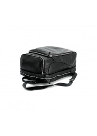 Мужской рюкзак черного цвета кожаный t73065