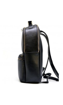 Кожаный мужской черный рюкзак Tarwa TA-4445-4lx