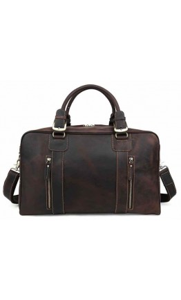 Мужская коричневая винтажная сумка для командировок tid1024R