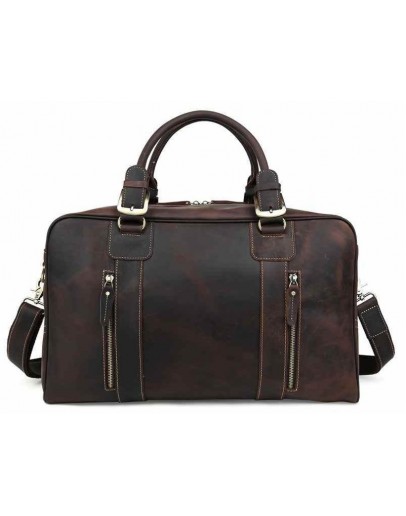 Фотография Мужская коричневая винтажная сумка для командировок tid1024R