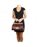 Фотография Фирменная черная сумка - саквояж Tuscany Leather MONA-LISA TL10034 black