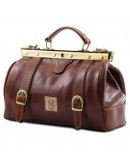 Фотография Фирменная темно-коричневая сумка - саквояж Tuscany Leather MONA-LISA TL10034 bbrown