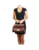 Фотография Фирменная сумка - саквояж Tuscany Leather MONA-LISA TL10034 red