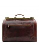 Фотография Кожаный саквояж - дорржная сумка небольшого размера Madrid Tuscany Leather TL1023