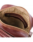 Фотография Коричневая вместительная мужская сумка на плечо Tuscany Leather Oscar TL140680