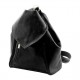 Кожаный женский черный рюкзак Tuscany Leather Delhi TL140962 black