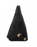 Фотография Женский черный рюкзак на одно плечо Tuscany Leather Hanoi TL140966