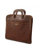 Фотография Мужская тонкая сумка портфель Tuscany Leather Sorrento TL141022 black
