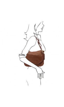 Женская кожаная сумка цвета корицы Tuscany Leather TL Bag TL141110 cinnamon