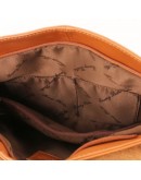 Фотография Женская кожаная сумка цвета коньяка Tuscany Leather TL Bag TL141110 con
