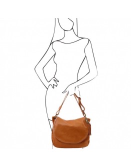 Женская кожаная сумка цвета коньяка Tuscany Leather TL Bag TL141110 con Женская кожаная сумка цвета коньяка Tuscany Leather TL Bag TL141110 con