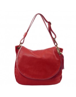 Женская кожаная красная сумка Tuscany Leather TL Bag TL141110 red