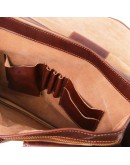 Фотография Коричневый мужской оригинальный портфель Tuscany Leather TL141134 brown