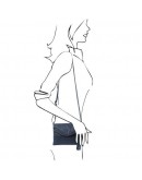 Фотография Темно-синяя женская сумочка Tuscany Leather Young Bag TL141153 dark blue