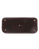 Фотография Кожаная темно-коричневая деловая сумка Tuscany Leather Barcelona TL141185